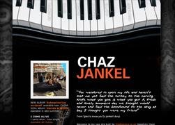 Chaz Jankel website design