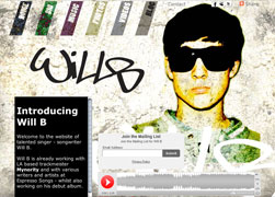 Music Urban website design