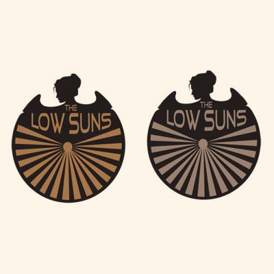 Low suns indie band logo design