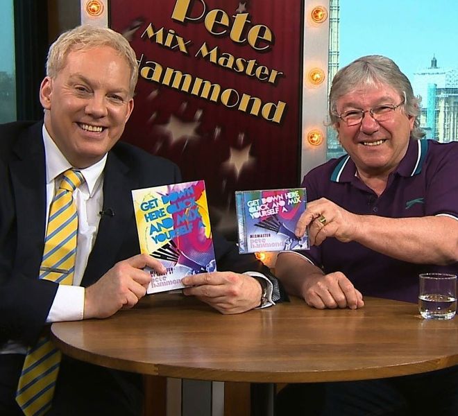 Pete Hammond promoting book and CD
