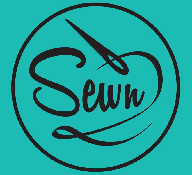 sewn 2 logo design