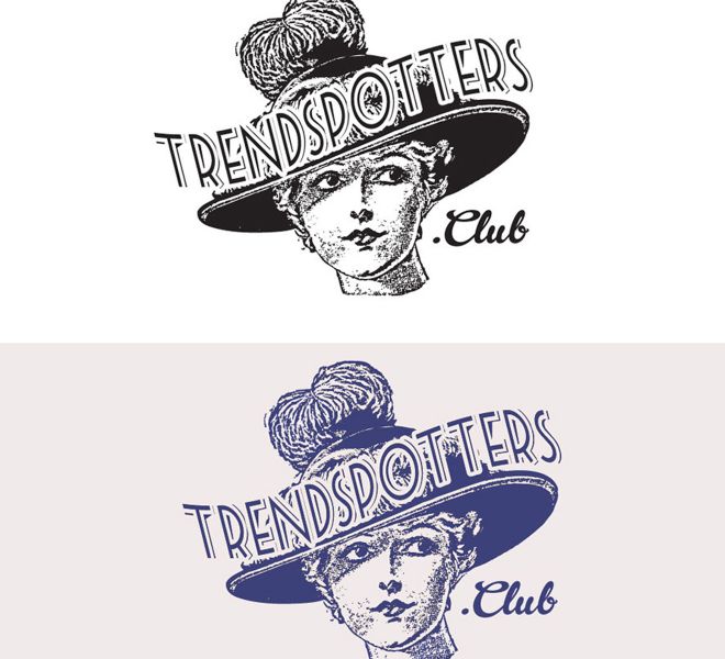 Trendspotting ornate logo design