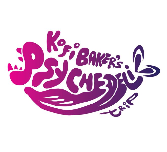 kofi baker tour logo design