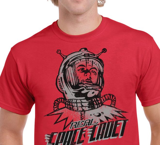 Space t-shirt screenprint