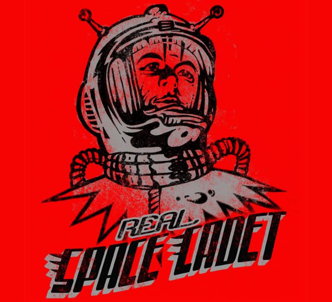 space cadet screenprint t-shirt