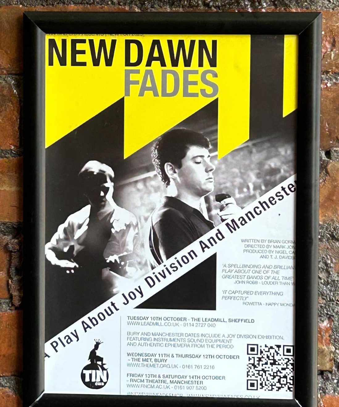 joy division theatre poster design