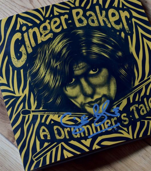 ginger baker book cover design